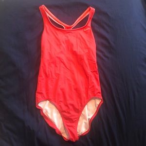 Nike Salmon Sport Swimsuit